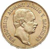 (№1905km1265) Монета Германия (Фридрих август III - Е) 1905 год 20 Mark (Фридрих август III - Е)