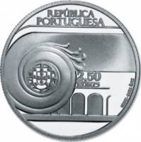 () Монета Португалия 2013 год 2,5 евро ""  Никель  AU