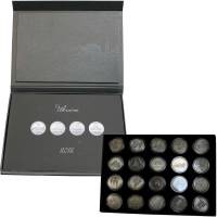 (2012, 20 жетонов) Набор жетонов Украина 2012 год "ЧЕ по футболу Польша-Украина 2012"   Коробка