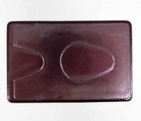 FT-TK(12) Обложка для проездного "Faetano", Кожзам, Бордовая матовая