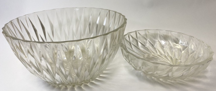 Салатник хрусталь 2 шт 