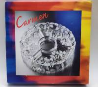 Менажница Carmen Walther Glas Германия 4 секции большая круглая диаметр 31 см в коробке