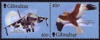 (№2001-980) Лист марок Гибралтар 2001 год "Море Harrier Западной Марш лунь Circus aeruginosus", Гаше