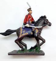 Оловянный солдатик "Рядовой лейб-гвардии гусарского полка, 1812-1814 гг"