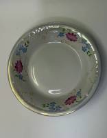 Блюдо большое глубокое Дружковский фарфоровый завод Винтаж СССР ручная роспись