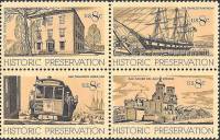 (№1971-1052) Лист марок США 1971 год "Сохранение Исторического", Гашеный