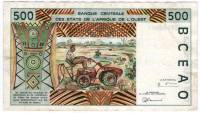 () Банкнота Западная Африка 1991 год 500  ""   VF