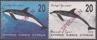 (№2004-1041) Лист марок Кипр 2004 год "Афалина Дополнительная информация", Гашеный