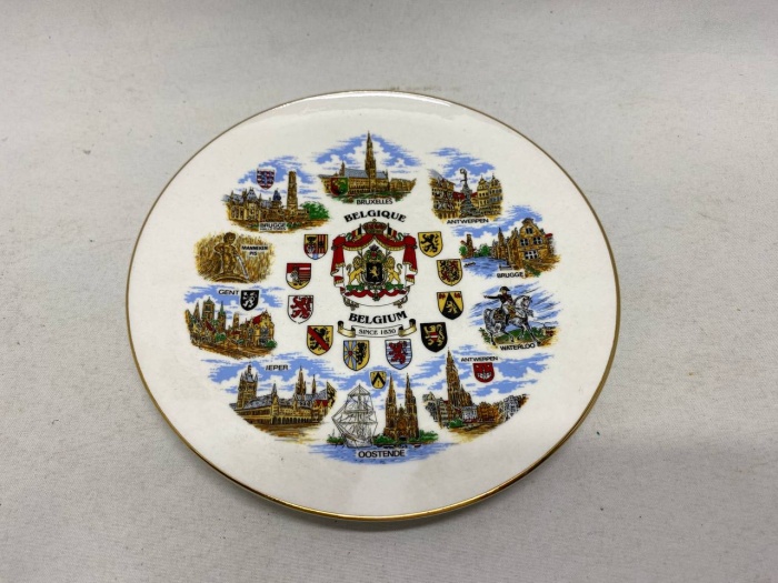 Тарелка декоративная на стену Бельгия