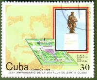 (1988-098) Марка Куба "Памятник"    30 лет партизанской борьбы III Θ