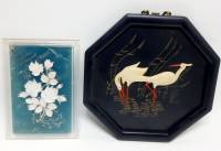 Панно настенные, 2 шт., пластик, СССР (сост. на фото)