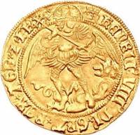 (№1509) Монета Великобритания 1509 год 1 Angel (Эдуард IV)