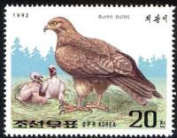 (1992-006) Марка Северная Корея "Канюк"   Выставка марок ГРАНАДА-92 III Θ