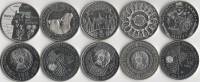 2020-22 5 монет по 100 тенге Набор Казахстан   UNC
