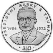 () Монета Либерия 1995 год 10 долларов ""   AU