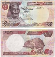(2011) Банкнота Нигерия 2011 год 100 найра "Обафеми Аволово"   UNC