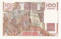 (№1952P-128d.1) Банкнота Франция 1952 год "100 Francs"