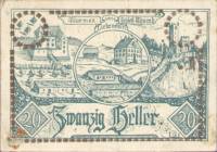 (№1920) Банкнота Австрия 1920 год "20 Heller"