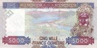 Банкнота Гвинея 2010 год 5 000 франков Женщина   UNC