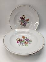 Тарелки суповые большие 3 штуки Пролетарий