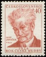(1954-022) Марка Чехословакия "Леош Яначек"   Год чешской музыки II O