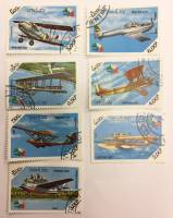 --  Набор марок Лаос 7 шт.  Гашёные , III Θ