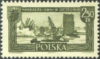 (1961-035) Марка Польша "Морской порт Щецин"   Западная территория Польши II Θ