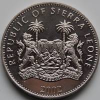 () Монета Сьерра-Леоне 2002 год 1  ""   Медь-Никель  UNC