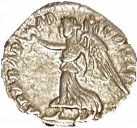 (№ (Виктория, Богиня Победы) ) Монета Римская империя 1970 год 1 Denarius (Виктория, Богиня Победы)