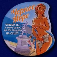 27966\123264 Значок "Девушка на пляже"