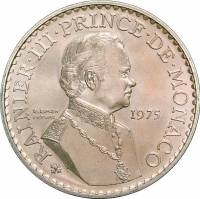 (№1975km152.2) Монета Монако 1975 год 50 Francs