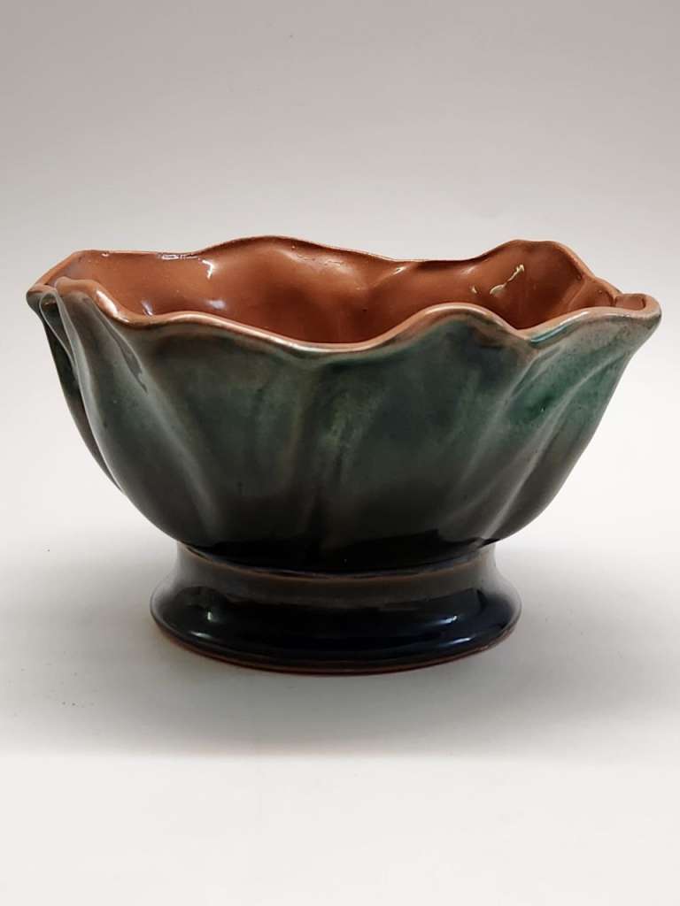 Ваза конфетница керамика ЗХИ Кунгур и блюдце