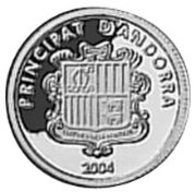 () Монета Андорра 2004 год 5  ""    AU
