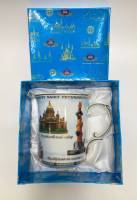 Кружка с видами Санкт-Петербурга, Новый сувенир, Россия, в коробке