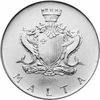 () Монета Мальта 1972 год 500  ""   Биметалл (Платина - Золото)  UNC
