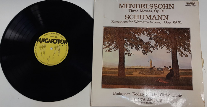 Пластинка виниловая &quot;Mendelssohn, Schumann. Three Motets. Romances for Women`s Voices&quot; Hungaroton 30
