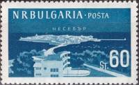 (1958-003) Марка Болгария "Курорт 'Несебр'"   Курорты Болгарии (1) I Θ