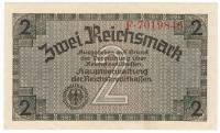 (1939) Банкнота Германия (Оккупация Европы) 1939 год 2 марки    UNC