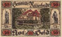 (№2017) Банкнота Германия (Без даты) 50 Pfennig"