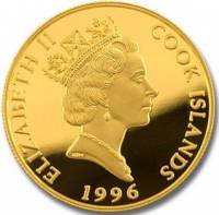 () Монета Острова Кука 1996 год 250  ""    AU