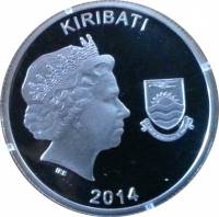 (№2014) Монета Кирибати 2014 год 10 Dollars (Уходили на войну)