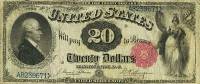 (№1880P-180a.12) Банкнота США 1880 год "20 Dollars"