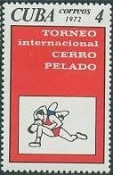 (1972-093) Марка Куба "ЧМ по борьбе"    Спортивные события III O