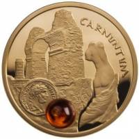 () Монета Остров Ниуэ 2010 год 5 долларов ""  Биметалл (Платина - Золото)  AU
