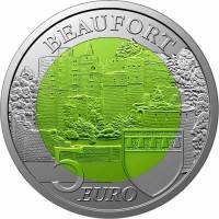 (№2013) Монета Люксембург 2013 год 5 Euro (Бофорт)