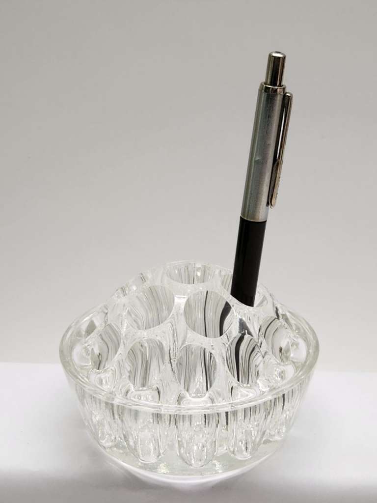 Карандашница стекло СССР 1970-е винтаж 