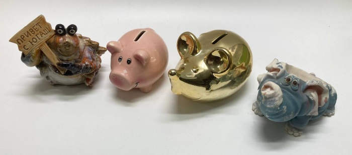 Копилки, 4 шт