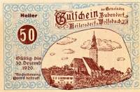 (№1920) Банкнота Австрия 1920 год "50 Heller"