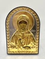 Икона Матрона Московская святая блаженная с окладом на пластиковой основе