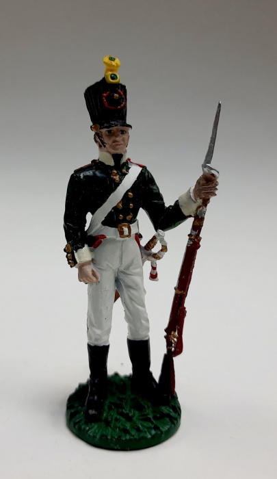 Оловянный солдатик &quot;Мушкетер Апшеронского пехотного полка, 1803-1806 г.&quot;